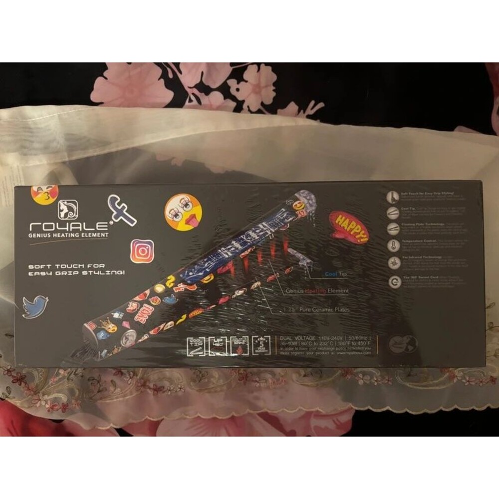 Royale USA Emoji Professional Hair Styling Set / Heat Tools (NIB)